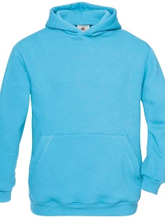 B&C Hooded /kids Detská mikina s kapucňou 01.0681 very turquoise