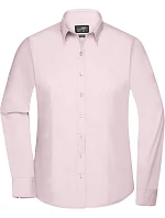 JN 677 Popelínová halenka s dlouhým rukávem model 22436629 light pink - Daiber JN 677 Popelínová halenka s dlouhým rukávem model 22436629 light pink - Daiber