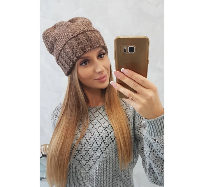 Dámska čiapka Danuta K331 mocca Dámska čiapka Danuta K331 mocca