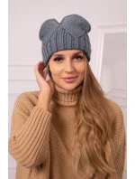 Dámska čiapka Liliana K375 tmavo šedá Dámska čiapka Liliana K375 tmavo šedá