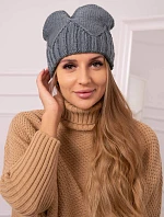 Dámska čiapka Liliana K375 tmavo šedá