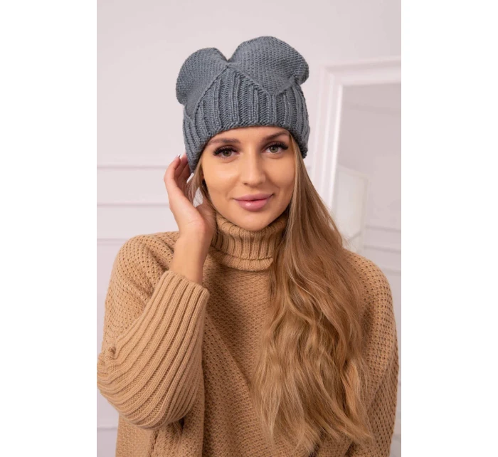 Dámska čiapka Liliana K375 tmavo šedá Dámska čiapka Liliana K375 tmavo šedá