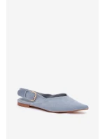 Dámske baleríny s prackou Blue Tanelia
