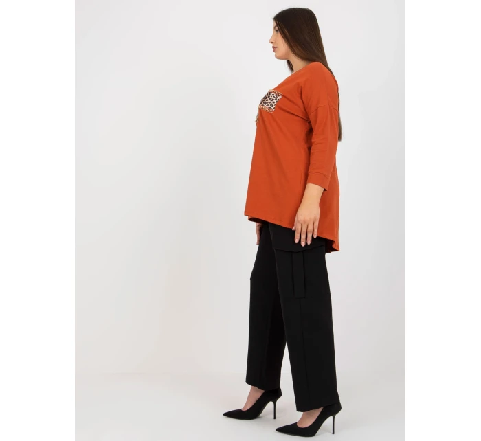 Halenka VI BZ model 17913759 tmavě oranžová - FPrice Halenka VI BZ model 17913759 tmavě oranžová - FPrice