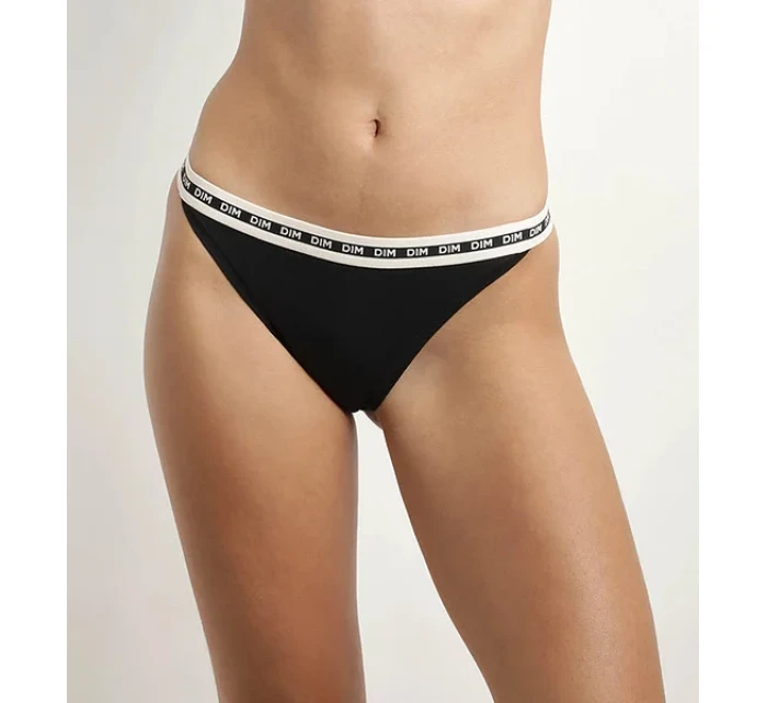 Dámská tanga model 21013130 THONG  černá - DIM