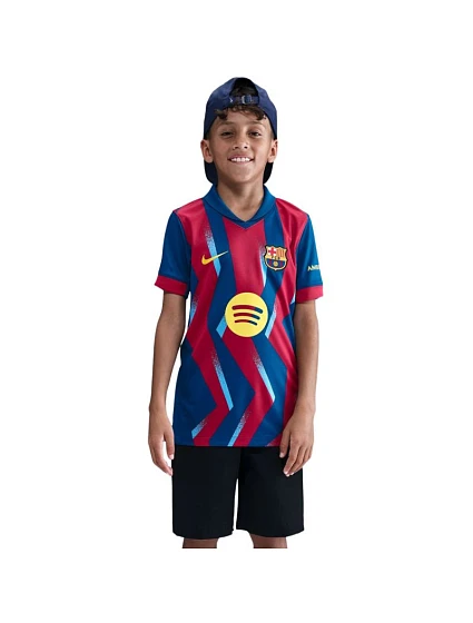 Detský dres Nike FC Barcelona Stadium 25/26 tmavo modrá a červená FZ1307 432 Detský dres Nike FC Barcelona Stadium 25/26 tmavo modrá a červená FZ1307 432
