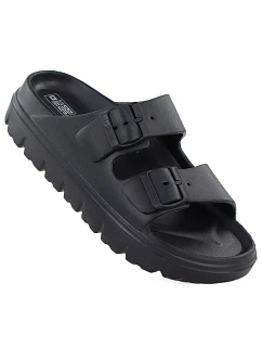 Dámské žabky k bazénu s přezkami černé model 22060714 - Big Star