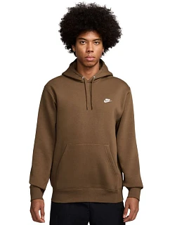 Pánska mikina Nike Club BB Brown FN3859 235 Pánske