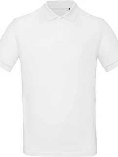 B&C Inspire Polo /men_° Pánske polo tričko z bio bavlny 01.0430 biele