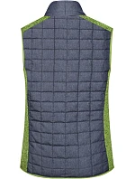JN Dámská pletená hybridní vesta 02.0 kiwi melange/anthracite melange model 22489238 - Daiber JN Dámská pletená hybridní vesta 02.0 kiwi melange/anthracite melange model 22489238 - Daiber