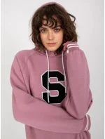 Mikina RV BL 8372.04P tmavo ružová