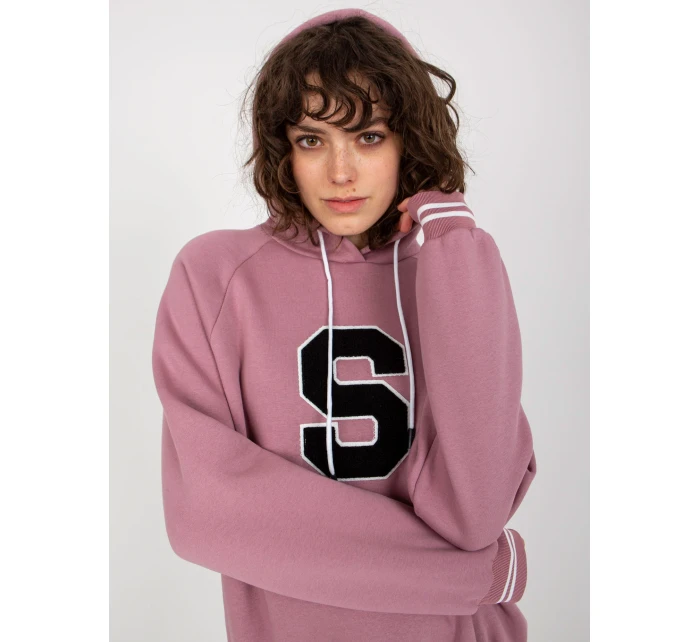 Mikina RV BL 8372.04P tmavo ružová