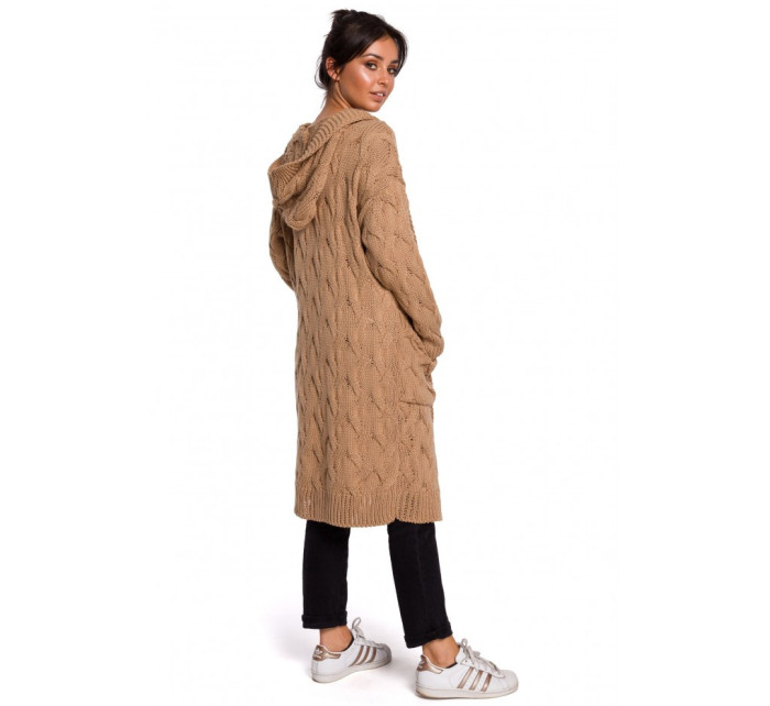Pletený svetr s kapucí model 18002146 - BeWear