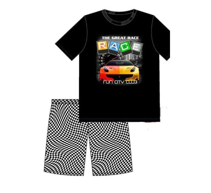 Dětské pyžamo BOY KR model 18325736 SPEED - Cornette Dětské pyžamo BOY KR model 18325736 SPEED - Cornette