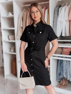 LOVE ME MIDI midi košilové šaty černé Dstreet model 21988938 - FashionStreet