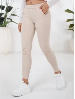 Dámské legíny béžové kalhoty Dstreet model 21991591 - FashionStreet Dámské legíny béžové kalhoty Dstreet model 21991591 - FashionStreet