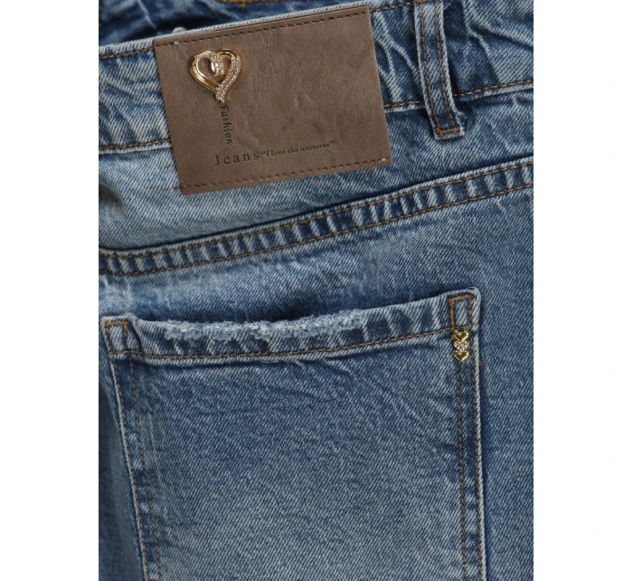 Dámské džínové kalhoty s páskem Dstreet model 21996330 - FashionStreet Dámské džínové kalhoty s páskem Dstreet model 21996330 - FashionStreet