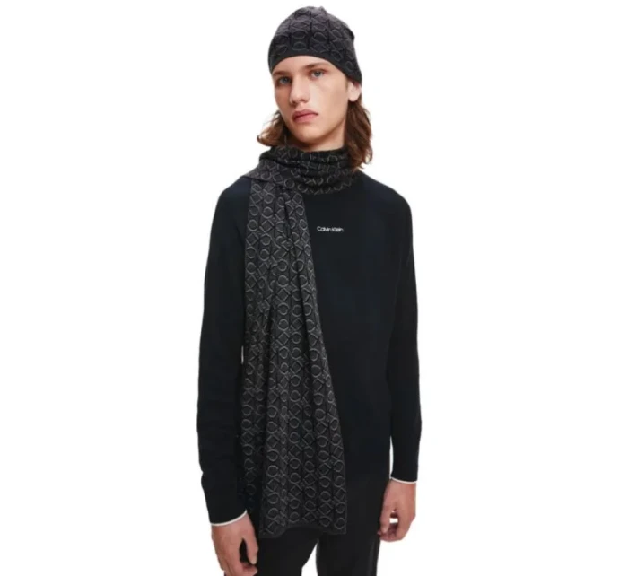 Calvin Klein Shadow Monogram M K50K507498 čiapka + šál