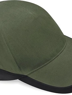 B 171 5 panelová  kšiltovka olive green/black model 22481682 - Beechfield