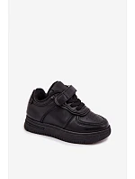 Detská športová obuv z eko kože Black Liora Detská športová obuv z eko kože Black Liora