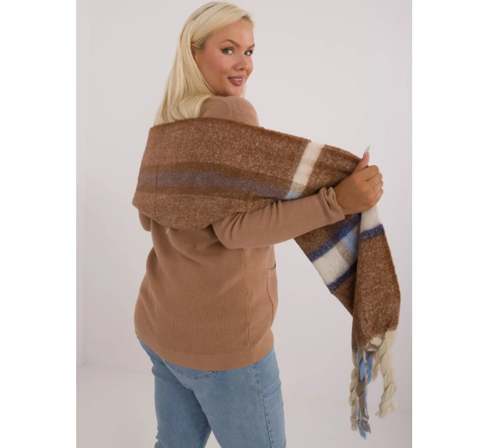 Szalik AT SZ model 20473736 brązowy - FPrice Szalik AT SZ model 20473736 brązowy - FPrice