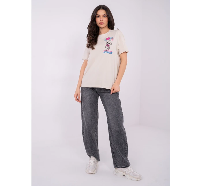 Tričko D12022AH02645Y light beige