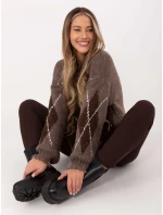 Legíny D93050Z62285A tmavohnedá