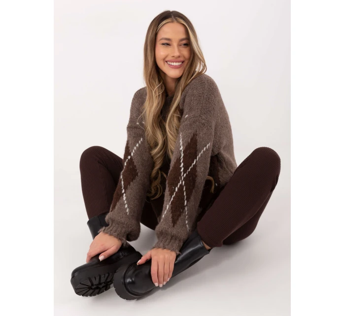 Legíny D93050Z62285A tmavohnedá