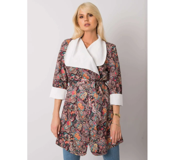 Dámsky kabát DHJ PL 6022A.26X čierny a červený