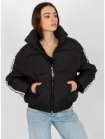 Dámská bunda EM KR plášť černá model 18027382 - FPrice Dámská bunda EM KR plášť černá model 18027382 - FPrice