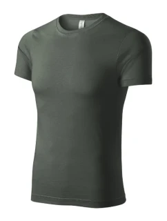 Maľované tričko unisex tmavá bridlica