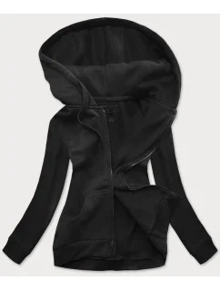 Čierna dámska športová mikina (W03-3)