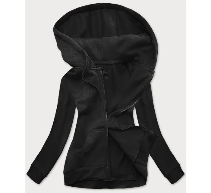 Černá dámská sportovní mikina model 21389905 - J.STYLE