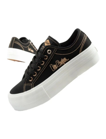 buty sportowe damskie platforma czarne ze dámské model 21360878 - Lee Cooper buty sportowe damskie platforma czarne ze dámské model 21360878 - Lee Cooper
