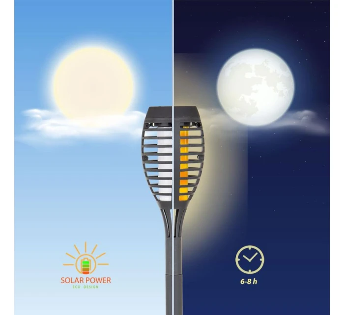 LAMPA SOLARNA  12 LED  SZARA model 21831095