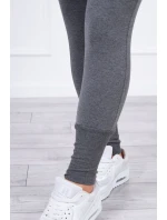 model 18747593 žebrovaná sada v grafitové barvě - K-Fashion model 18747593 žebrovaná sada v grafitové barvě - K-Fashion