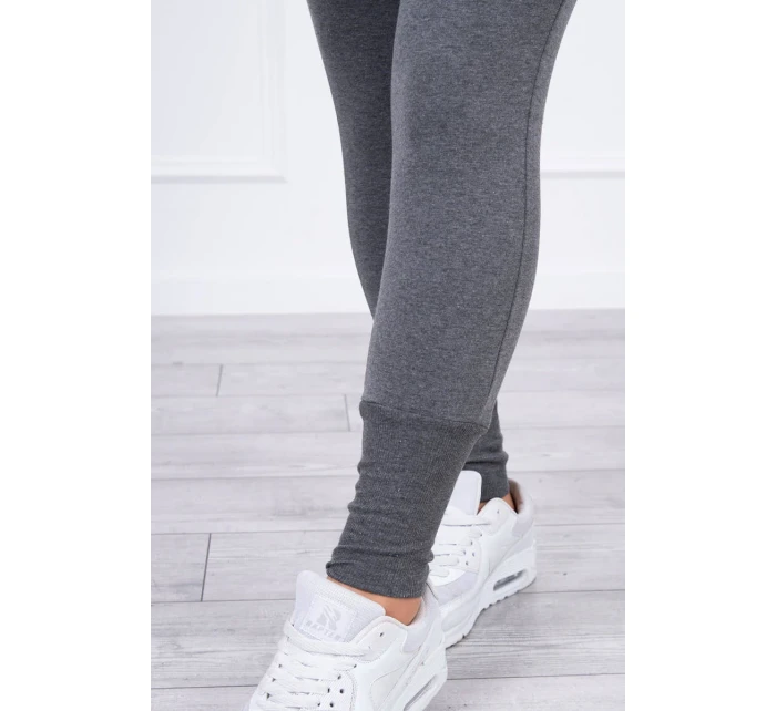 model 18747593 žebrovaná sada v grafitové barvě - K-Fashion model 18747593 žebrovaná sada v grafitové barvě - K-Fashion