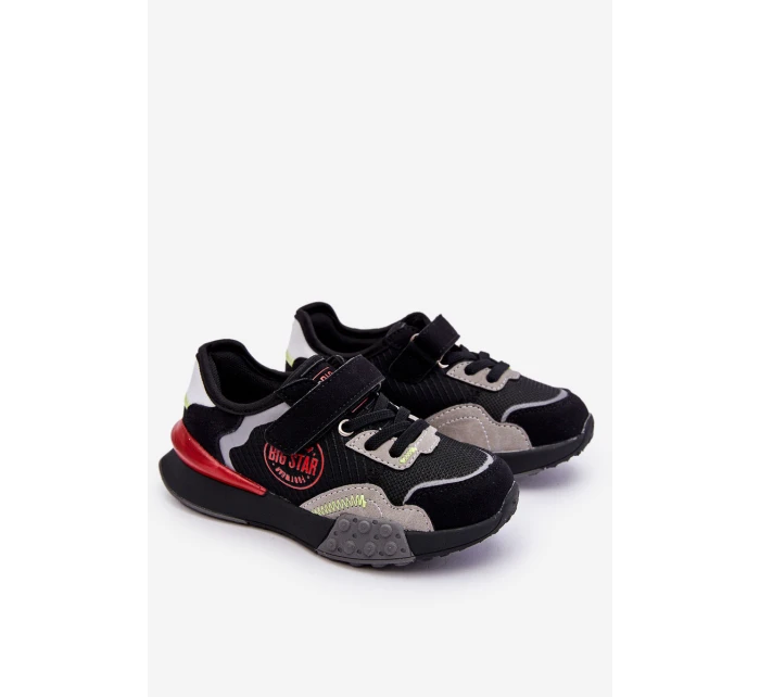 Dziecięce Sneakersy Memory Foam System Big Star LL374224 Czarne