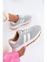 Dámské tenisky z přírodního semiše mátové model 22007477 - EVENTO