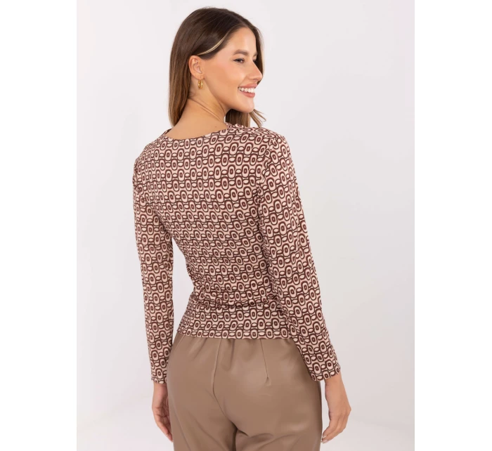 Bluzka IT BZ model 21441176 ciemny bezowy - FPrice