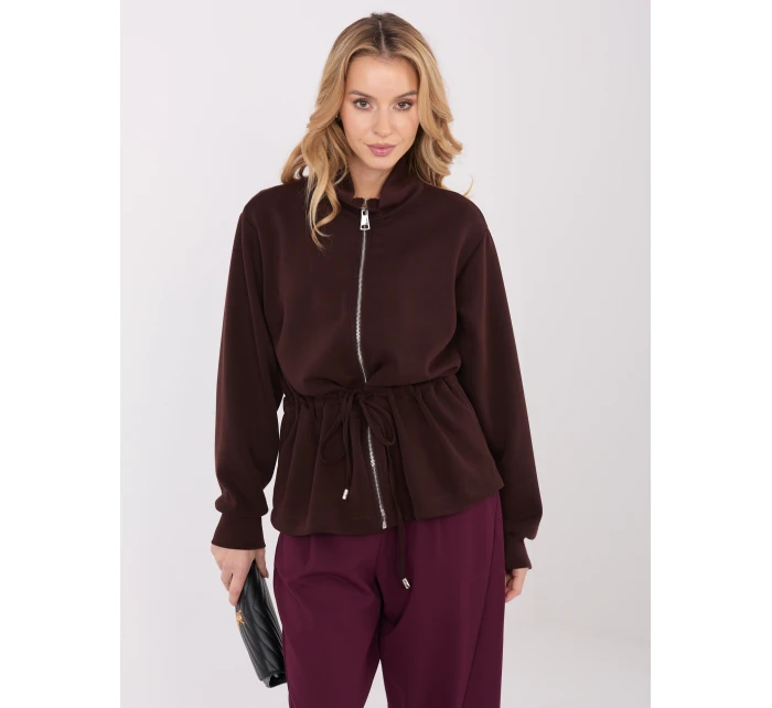 Bluza MJ BL model 21782533 ciemny brązowy - FPrice Bluza MJ BL model 21782533 ciemny brązowy - FPrice