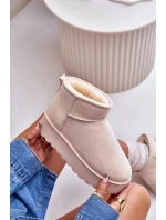 Dámske zateplené snežnice s kožušinou Light Beige Xamella Dámske zateplené snežnice s kožušinou Light Beige Xamella