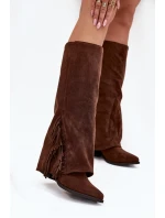 Topánky na podpätku model 222537 Krok vo veľkom štýle