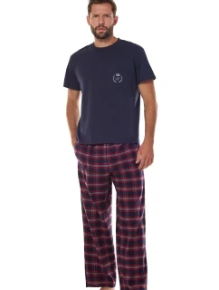 Pánske pyžamo L&L 2473 Ben cr/r M-3XL