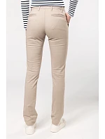 Kariban K 741 Dámske chino nohavice 20.K741 béžové Kariban K 741 Dámske chino nohavice 20.K741 béžové