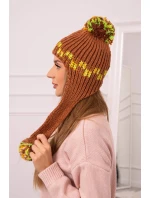 Dámská ušanka Nadia model 18751625 camel - K-Fashion