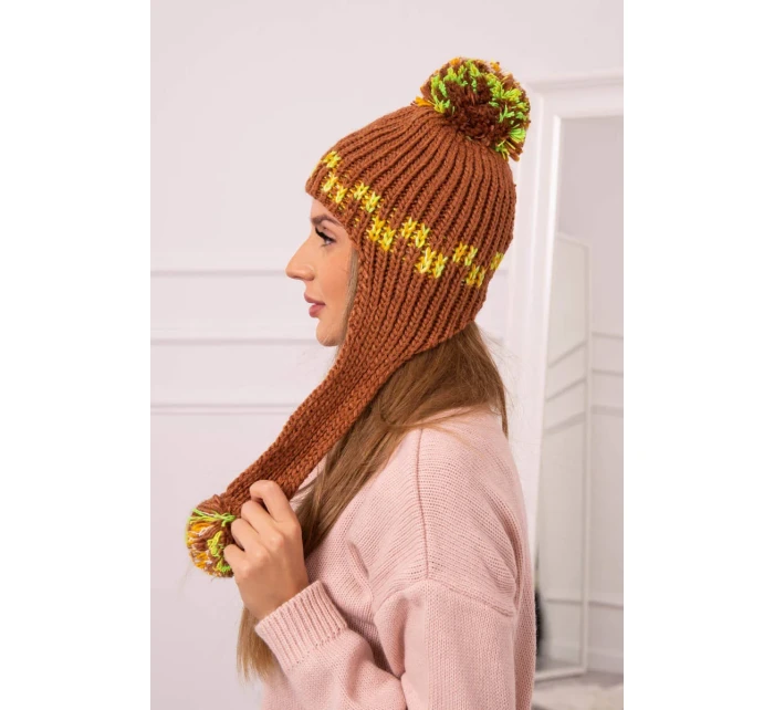 Dámská ušanka Nadia model 18751625 camel - K-Fashion