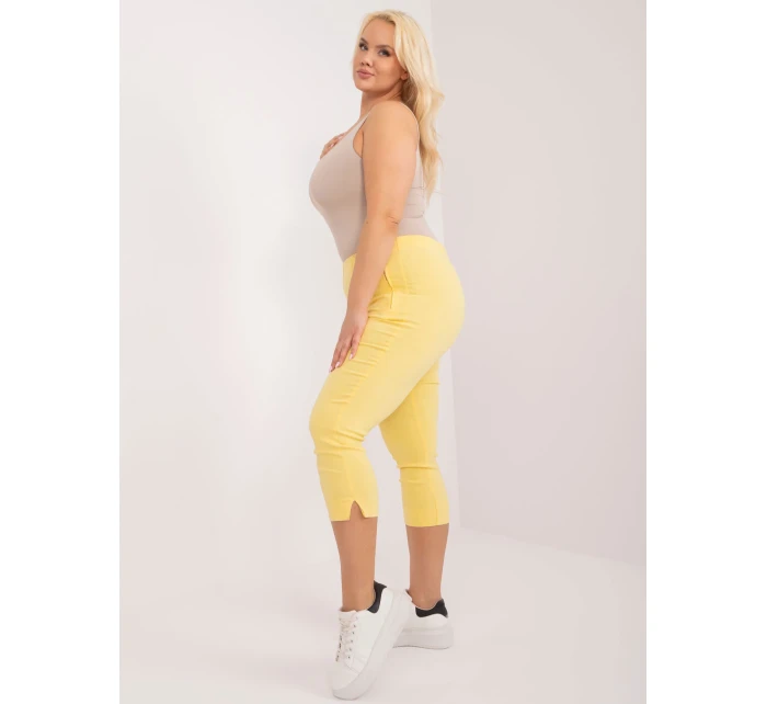 Spodnie AT SP model 19658514 jasny żółty - FPrice Spodnie AT SP model 19658514 jasny żółty - FPrice