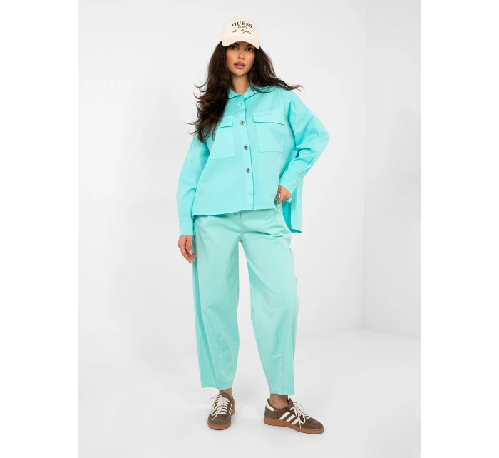 IT KS košeľa FL9968.48 tyrkysová