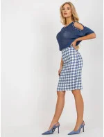 Dámská sukně LK SD  modrá  model 18178511 - FPrice